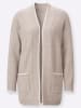 WITT WEIDEN Long-Strickjacke in sesam-meliert