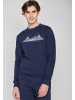 GreenBomb Wild Nature Mountain Logo in Marineblau