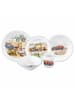 Seltmann Weiden 5er Set Kindergeschirr Set Compact Auf der Baustelle in bunt
