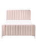 Beliani 2-tlg Doppelbett LUNAN in Rosa