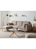 Beliani 3-Sitzer Sofa KAARINA in Braun - (W) 260 x (H) 87 x (L) 152 cm rechtsseitig