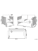 Beliani 4-tlg Lounge Set ANTRIA in Braun/Beige
