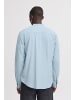 BLEND Langarmhemd BHBOBBY Shirt mandarin in Blau