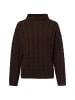 Marie Lund Strickpullover in schoko - 0001