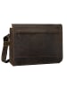 Greenburry Umhängetasche Vintage XXL Tasche in Sattelbraun