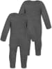 Normani Outdoor Sports 2er Pack Baby Merino Strampler Tangoio in Anthrazit