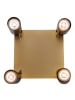 näve 4er Wand/Deckenleuchten "FRIDA" in schwarz/gold - (L)22cm x (B)22cm x (H)13,5cm