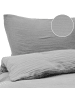 Beliani 3-tlg Bettwäsche-Set SUMNER in Grau