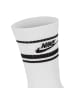 Nike Socken 6er Pack in Weiß/Schwarz