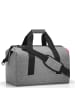 Reisenthel travelling allrounder L - Reisetasche 48 cm (summerstripes black) in twist silver