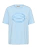 CULTURE T-shirt CUlippy Relaxed fit in Powder Blue
