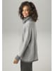 Aniston CASUAL Strickpullover in grau-wollweiß