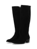 Bianco Wildlederstiefelette in Black