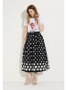More & More süßer, ausgestellter Maxi-Punkterock in various dots print