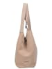 COCCINELLE Einkaufstasche C-Easy Suede in Sandshell/Sandshell