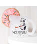 Mr. & Mrs. Panda Teeglas Panda Hockey spielen mit Spruch in Transparent