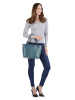 Cluty Handtasche echt Leder in blau