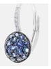 Diamant L'éternel Creolen aus 375 Weißgold mit 0.50 Karat Diamant mit Saphir