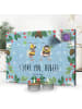 Mr. & Mrs. Panda Duftkerzen Adventskalender Bienen Paar mit Spruch in Eisblau