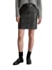Marc O'Polo Leder-Minirock regular in Schwarz