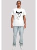F4NT4STIC T-Shirt DC Comics Batman Arkham Knight Bats X Drip in weiß