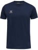 Hummel T-Shirt S/S Hmlmove Grid Cotton T-Shirt S/S in MARINE