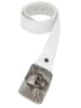 Cipo & Baxx Gürtel  85cm x 3,8 in White