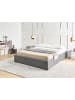 Beliani Doppelbett DINAN in Grau - (W) 149 x (H) 31 x (L) 214 cm