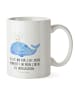 Mr. & Mrs. Panda Camping Tasse Wal Konfetti mit Spruch in Weiß