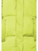 myMo Wattierte Steppjacke in Saure Limette Schwarz