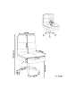 Beliani Chefsessel ADDISON in Beige/Schwarz - (W) 56 x (H) 98 x (L) 64 cm