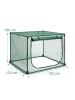 relaxdays Pflanzenschutzabdeckung in Dunkelgrün - (B)125 x (H)100 x (T)125 cm