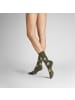 Hudson Socken Snowflake Fashion in Olive