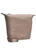 Mandarina Duck Mellow Leather - Schultertasche 28 cm (nero) in warm taupe