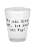 Mr. & Mrs. Panda Pinchen Spruch Schnapsglas Freude mit Spruch in Transparent