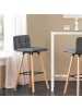 SoBuy Barhocker in Anthrazit - (W) 44 x (H) 92 x (L) 69.2 cm