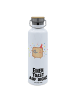 Mr. & Mrs. Panda Trinkflasche Toast Party mit Spruch in Weiß