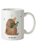 Mr. & Mrs. Panda Großer Kaffeebecher Bär Gitarre ohne Spruch in Weiß