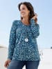 WITT WEIDEN Tunikashirt in marine-topas-bedruckt