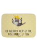 Mr. & Mrs. Panda Badteppich Rabe Sombrero mit Spruch in Gelb Pastell
