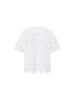 Pieces Halbarmbluse in Bright White