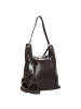 Seidenfelt Delary Hobo - Schultertasche 56 cm (black) in dark chocolate