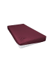 Hahn H.G. Hahn Spannbetttuch Primera Jersey in bordeaux