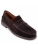Purapiel Mokassins Weiße Schuhe Moretto4 in Braun