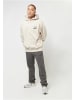 PEGADOR Kapuzenpullover in washed light beige