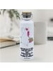 Mr. & Mrs. Panda Getränkeflasche Einhorn Koffer mit Spruch in Weiß