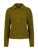 Zero  Strickpullover mit Kragen in Fir Green