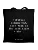 Mr. & Mrs. Panda Shopping Tasche Spruch Zukunftsplanung Ungewiss... in Schwarz