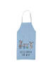 Mr. & Mrs. Panda Schürze Koala Familie zwei mit Spruch in Blau Pastell