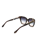 Ana Hickmann Frauen Sonnenbrille Katzenauge Havanna